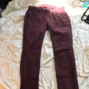 Maroon Uniqlo Jeggings